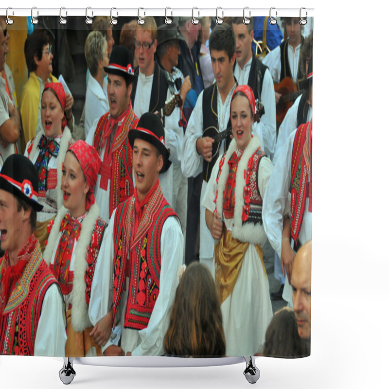 Personality  Croatian Dance Group Shower Curtains