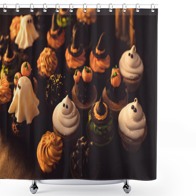 Personality  Homemade Halloween Cupcakes  Shower Curtains