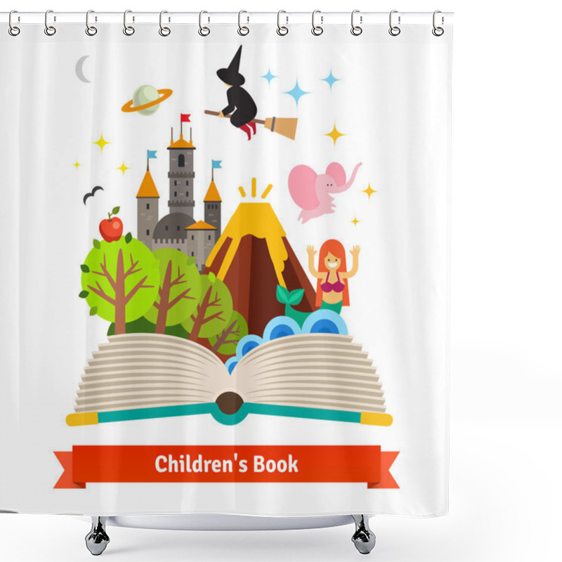 Personality  Imagination Coming To Life In Children Fairy Tail Shower Curtains