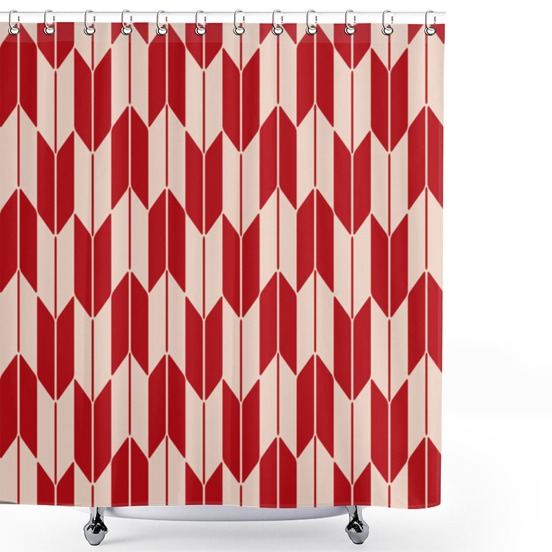 Personality  Japanese Arrow Vector Seamless Pattern Shower Curtains