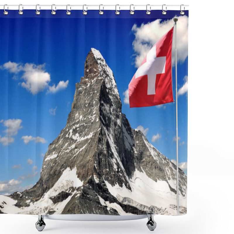 Personality  Matterhorn - Swiss Alps Shower Curtains