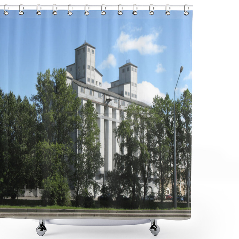 Personality  Elevator And Mill Bakery Plant Them. S.M. Kirov. St. Petersburg Shower Curtains