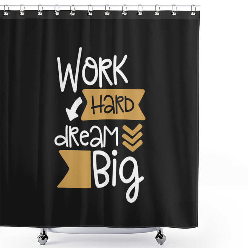 Personality  Vector Poster With Phrase Decor Elements Shower Curtains