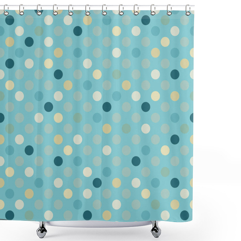 Personality   Polka Dot Seamless Pattern  Shower Curtains