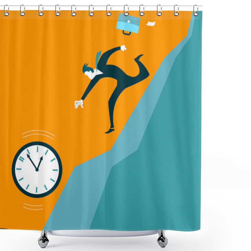 Personality  Pursuit Of Time. The Missed Opportunities Shower Curtains