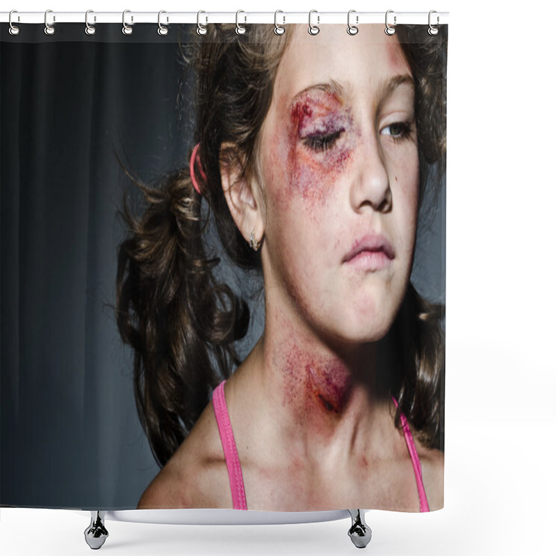 Personality  Domestic Violence Shower Curtains