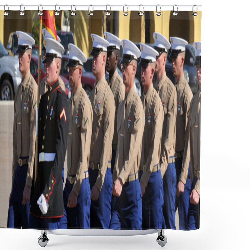 Personality  Marching Shower Curtains