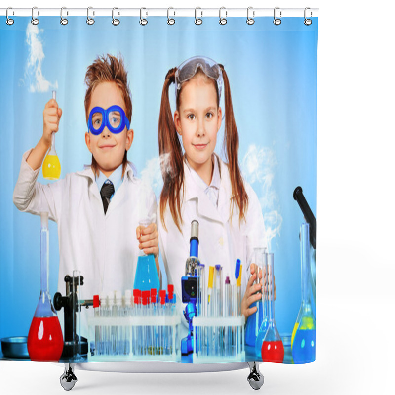 Personality  Glasses Safe Shower Curtains