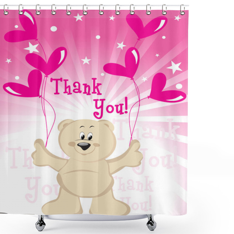 Personality  Vector Thank You Wallpaper Shower Curtains