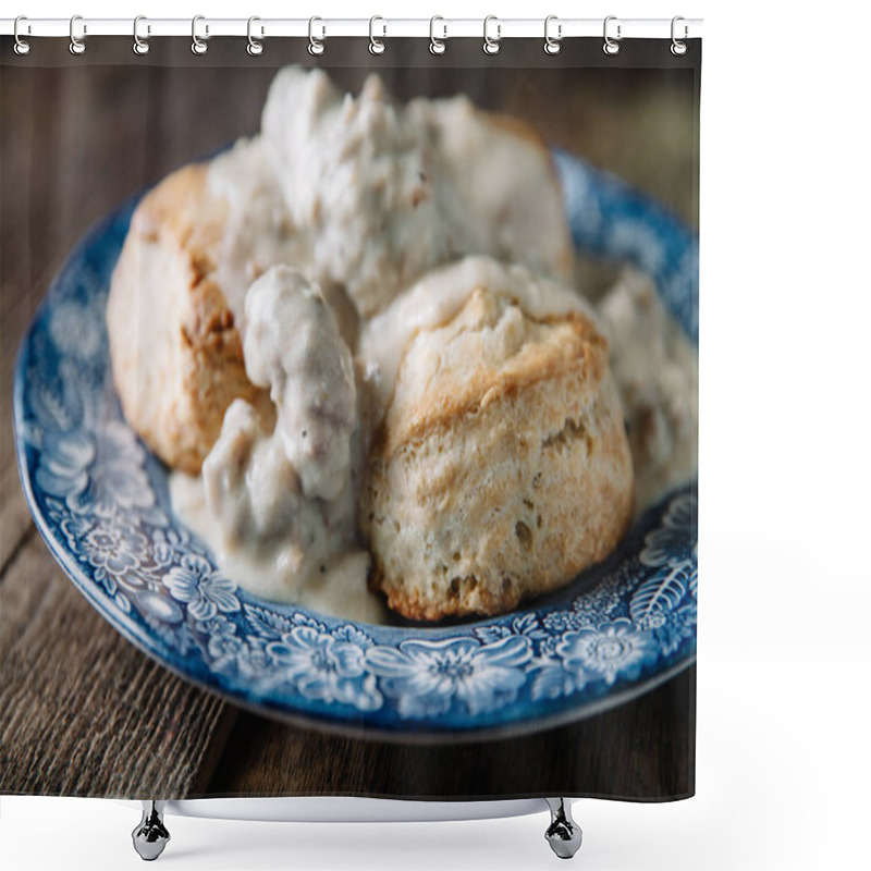 Personality  Biscuits And Gravy  Shower Curtains