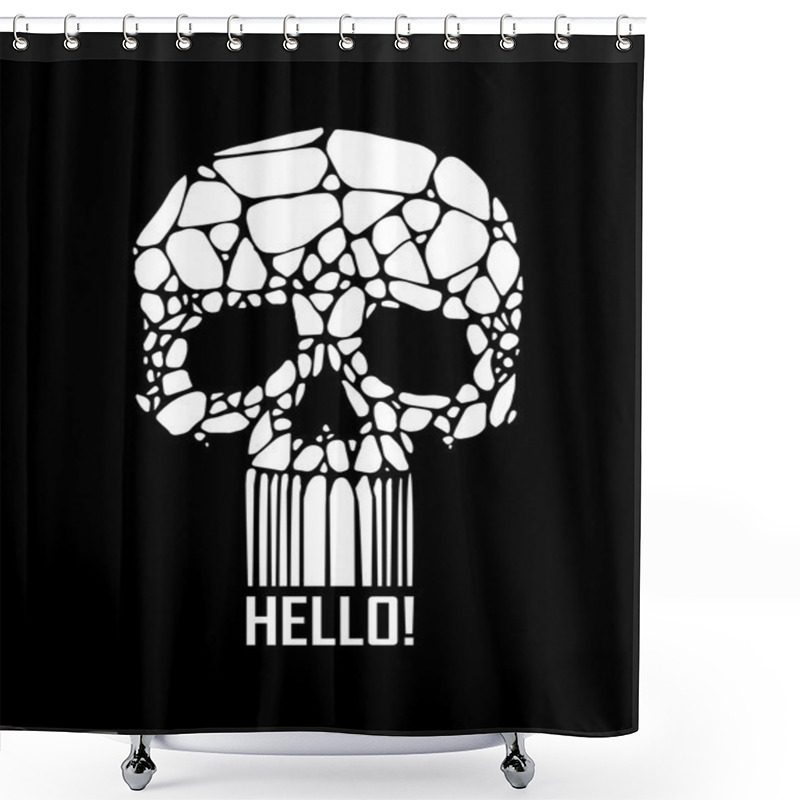 Personality  Abstract  Gothic Shower Curtains