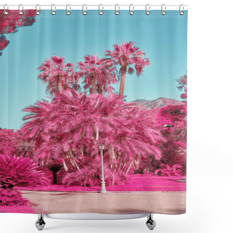 Personality  Fantasy Tropical Landscape Shower Curtains