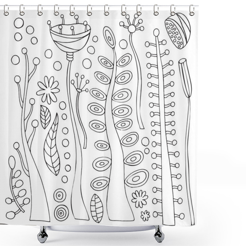 Personality  Fantastical Spring And Summer Flowers Shower Curtains