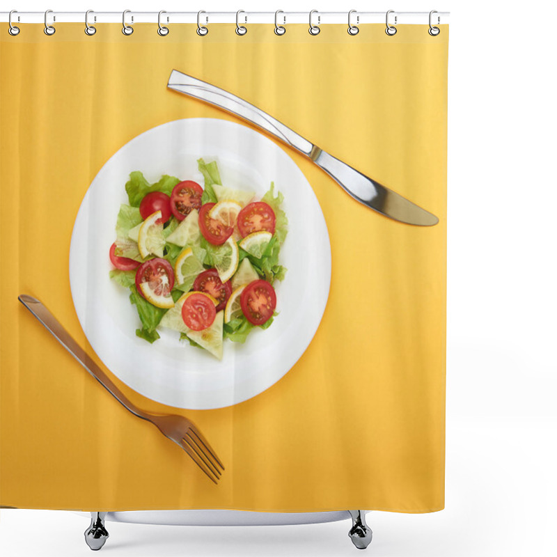 Personality  Vegetables Salad.healthy Food Shower Curtains