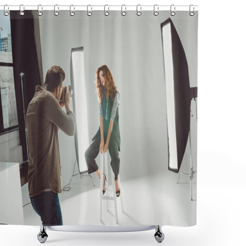 Personality  Professional Photo Shoot Shower Curtains