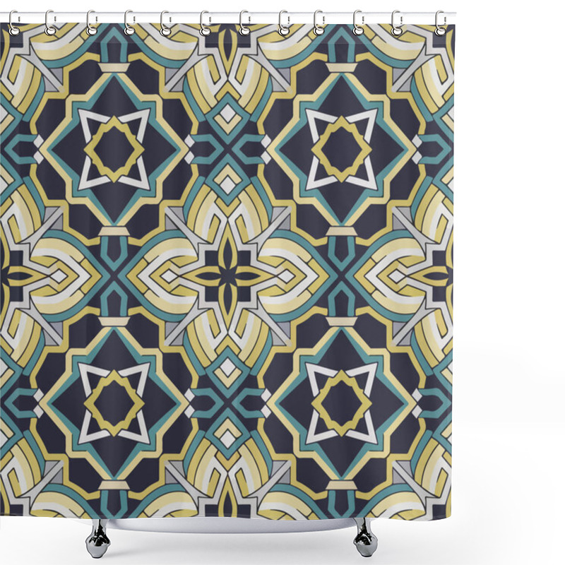 Personality  The Art Of Islamic Geometric Decoration. Shower Curtains