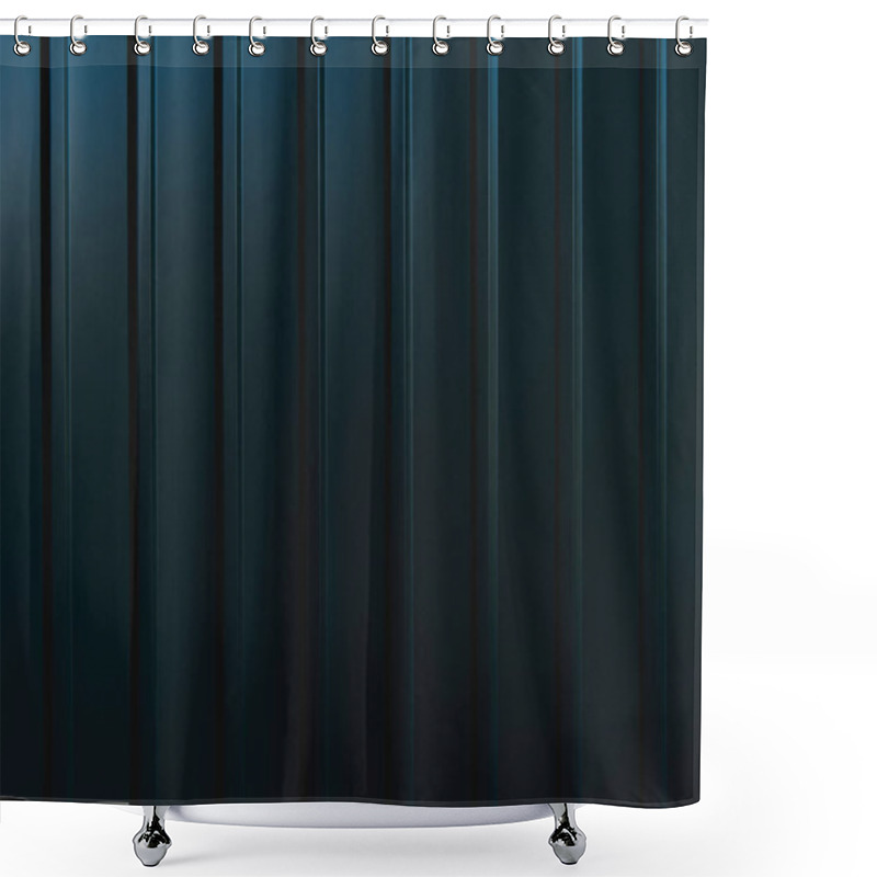 Personality  Iron Sheet Background Shower Curtains