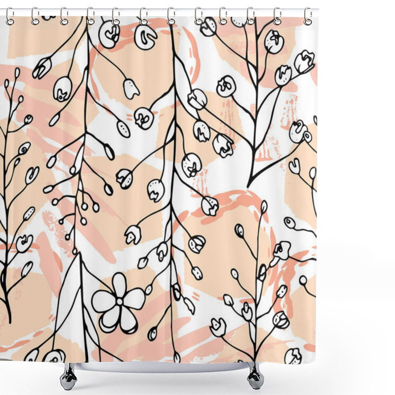 Personality  Tropical, Animal Motif. Black White Shower Curtains