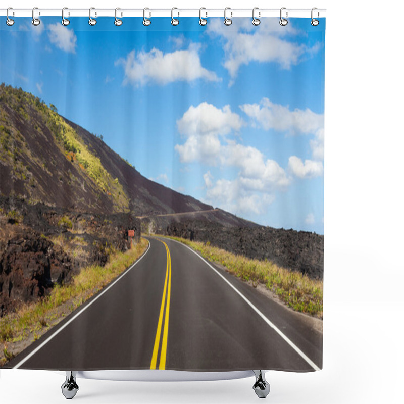 Personality  Chain Of Craters Road Shower Curtains