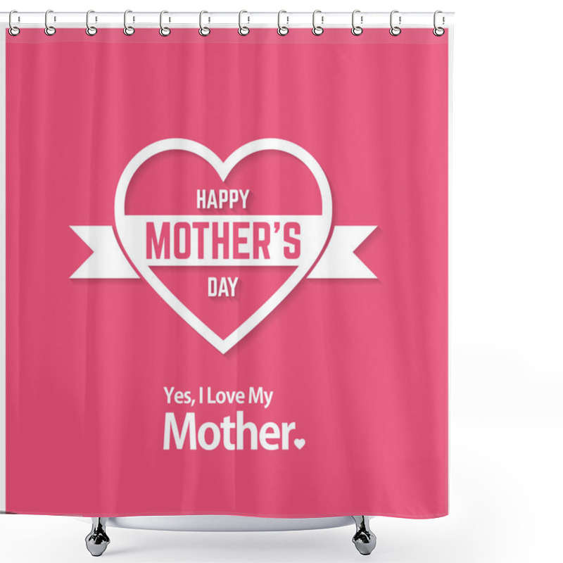 Personality  Mothers Day Postcard  Shower Curtains