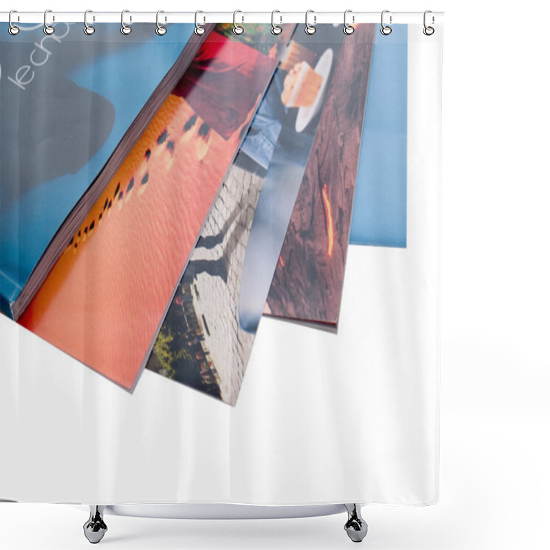 Personality  Magazines Shower Curtains