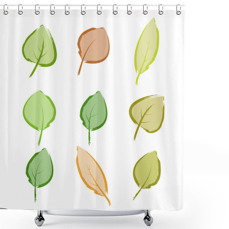 Personality  Autumn Leaves 3 Shower Curtains