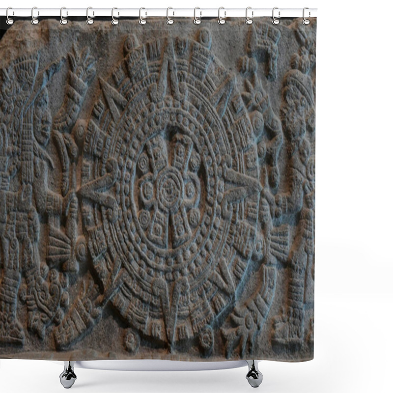 Personality  Mexico;  United Mexican State - May 13 2018 : The Anthropology Museum Shower Curtains