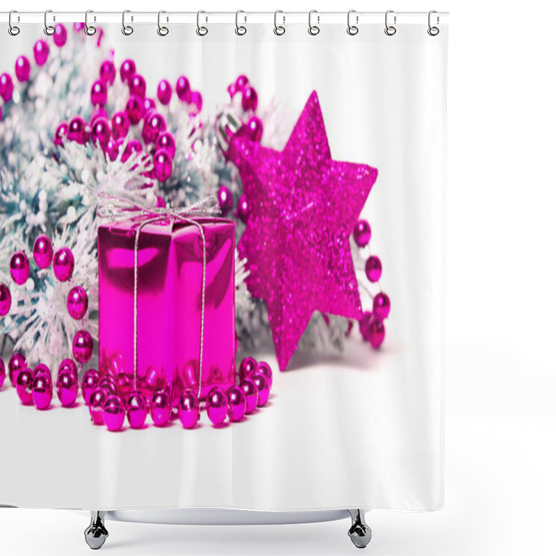 Personality  Christmas Card Shower Curtains