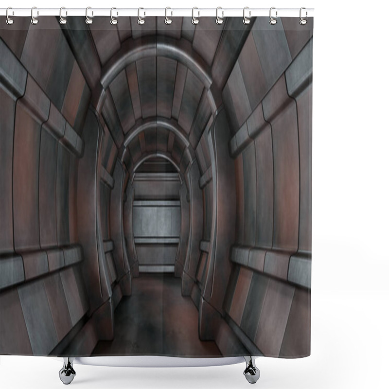 Personality  Space Environment, Ready For Comp Of Your Characters.3D Rendering Shower Curtains