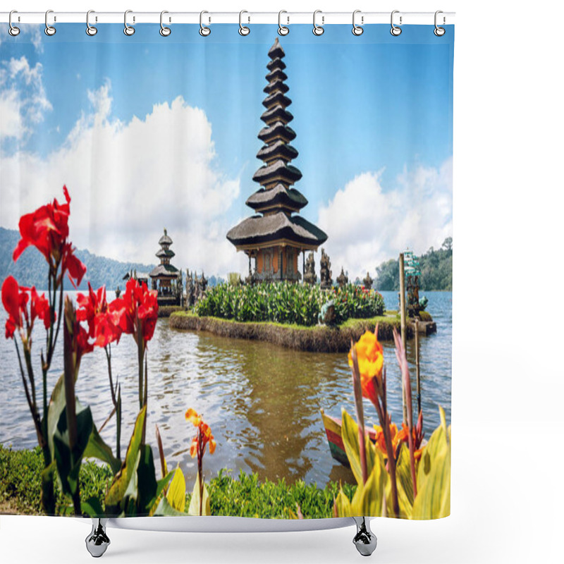 Personality  Pura Ulun Danu Bratan Temple In Bali Shower Curtains