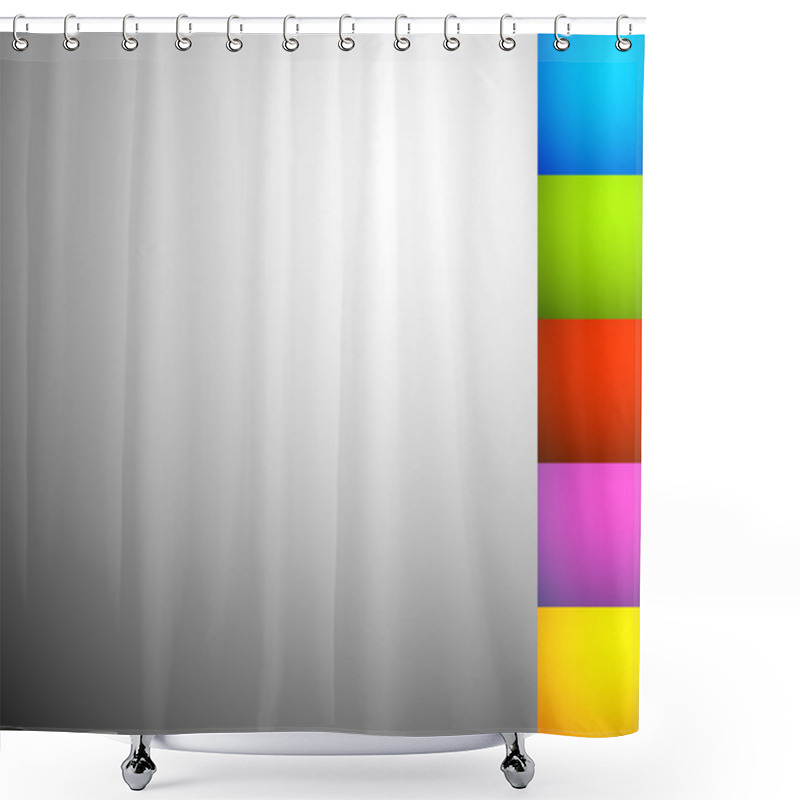 Personality  Abstract Shaded Square Backgrounds Shower Curtains