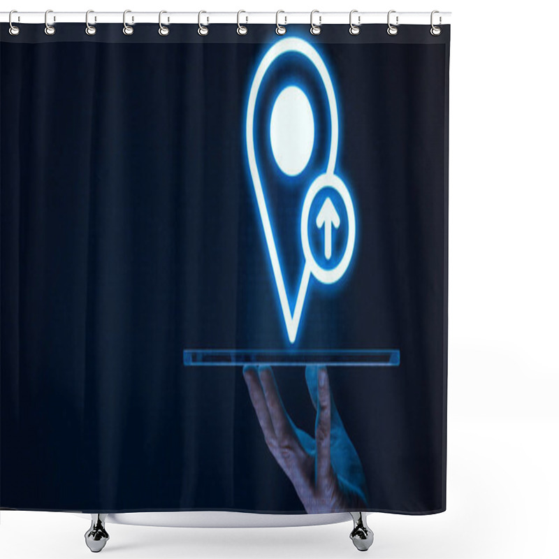 Personality  Live Tracking Refers To The Real-time Monitoring Of The Location Of A Person, Vehicle, Or Asset Using GPS Or Other Location-based Technologies Shower Curtains