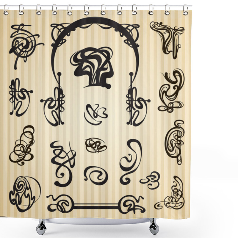 Personality  Decorative Items And Scope In Modern Style Shower Curtains