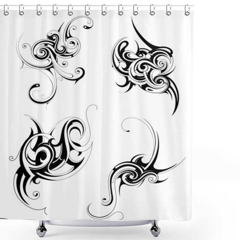 Personality  Tribal Art Set Shower Curtains