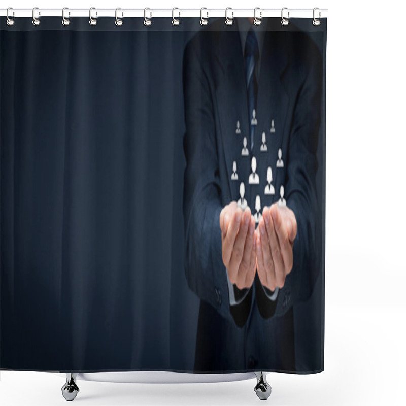 Personality  Customer Or Employees Care Concept Shower Curtains