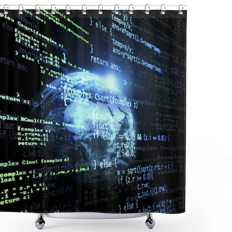 Personality  Global Code Shower Curtains