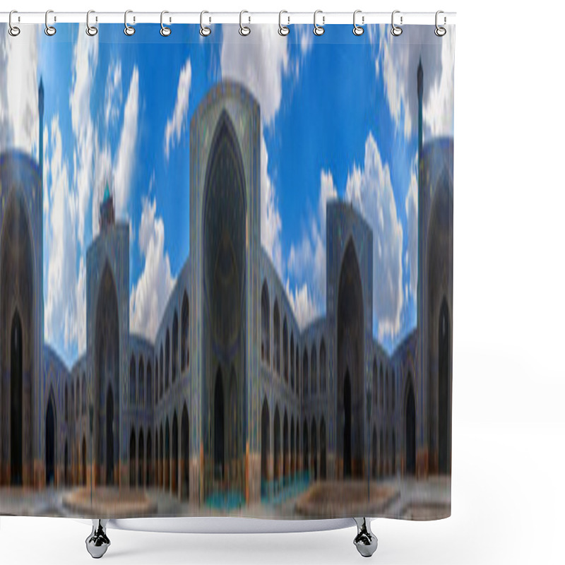 Personality  Courtyard Of Imam Mosque In Isfahan Shower Curtains