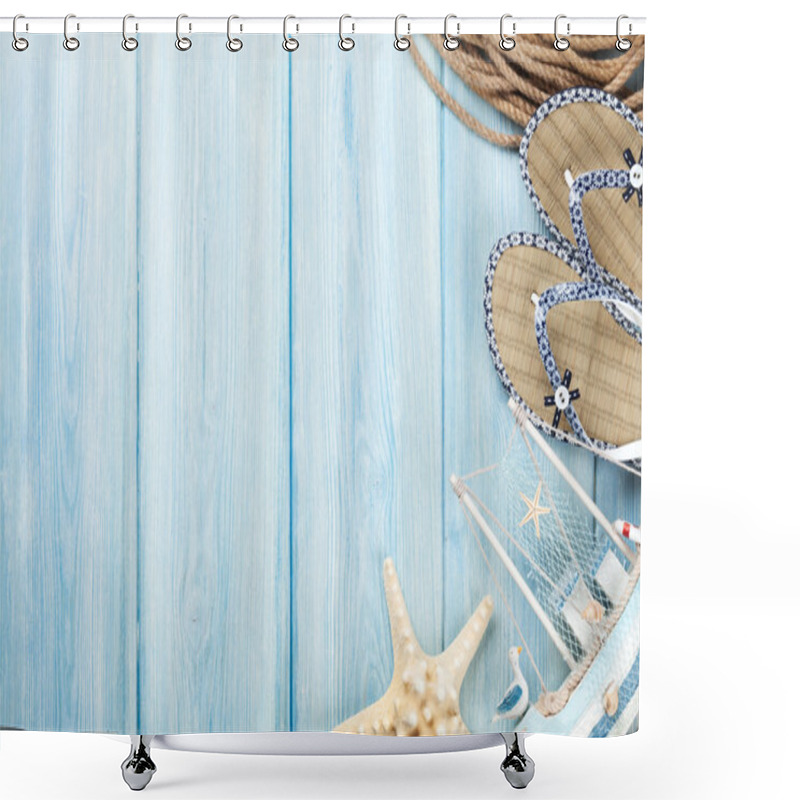 Personality  Travel And Vacation Items Shower Curtains