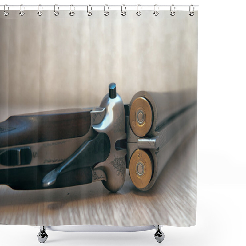 Personality  Shotgun Shower Curtains