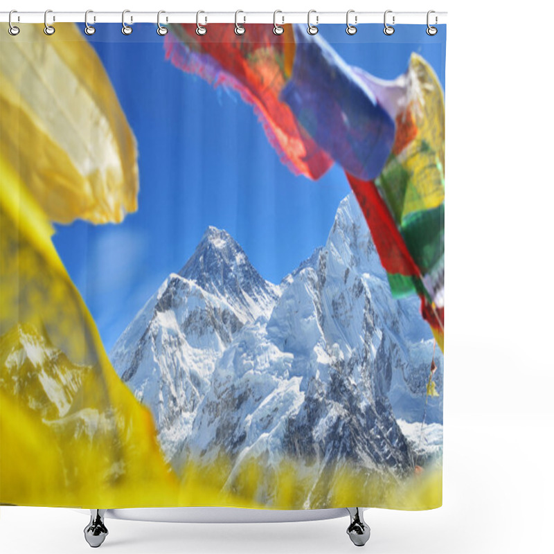 Personality  Summit Of Mount Everest Or Chomolungma - Highest Mountain In The Shower Curtains