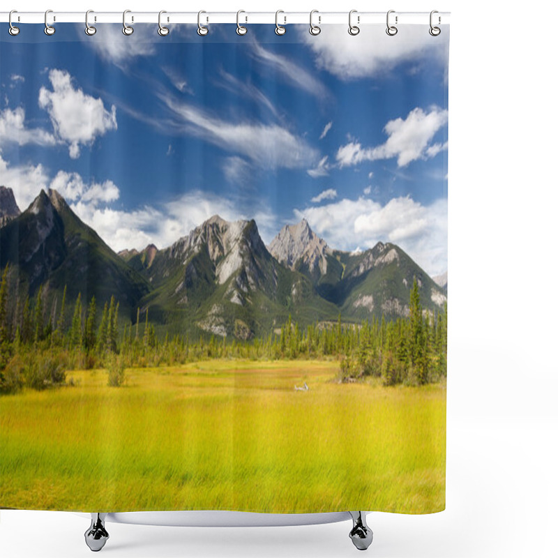 Personality  Beautiful Canadian Landscape, Jasper National Park, Alberta, Canada Shower Curtains