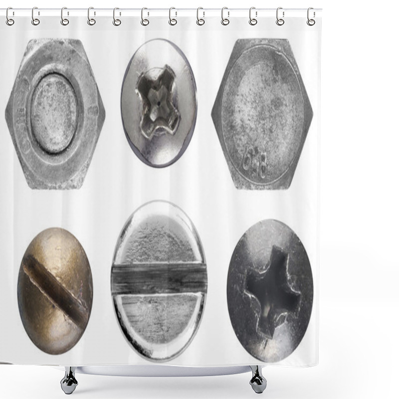 Personality  Screws Head Collection Shower Curtains