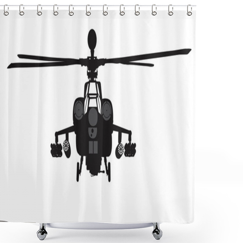 Personality  Helicopter Shower Curtains