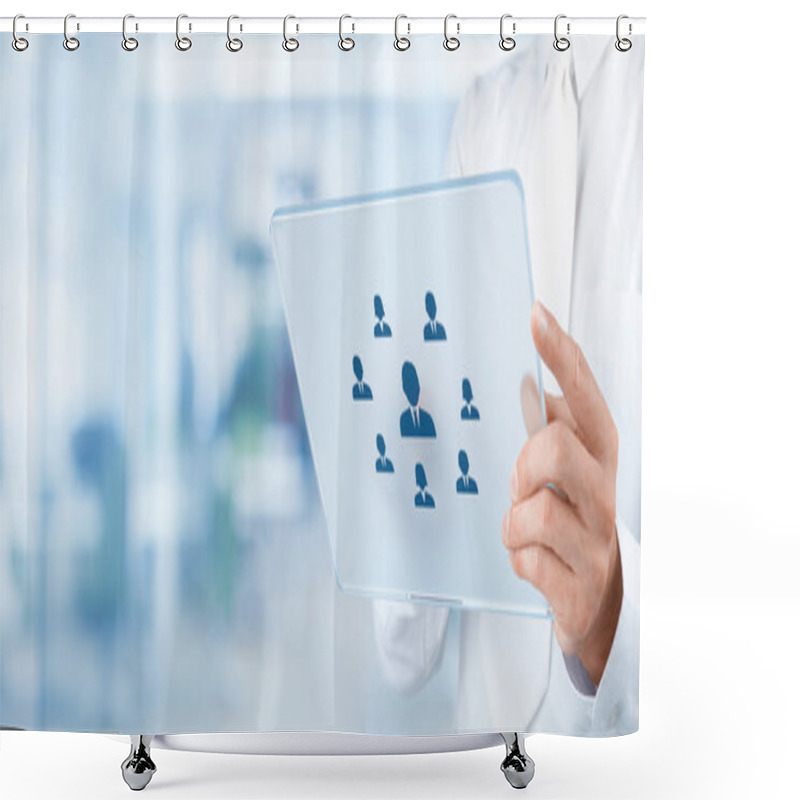 Personality  Human Resources Recruitment Shower Curtains