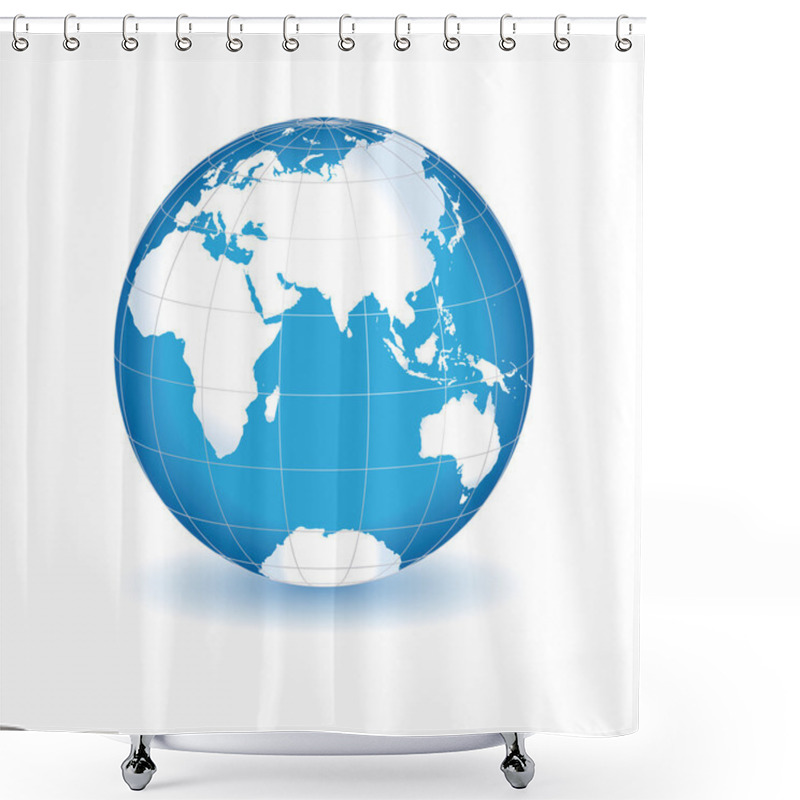 Personality  Globe Shower Curtains