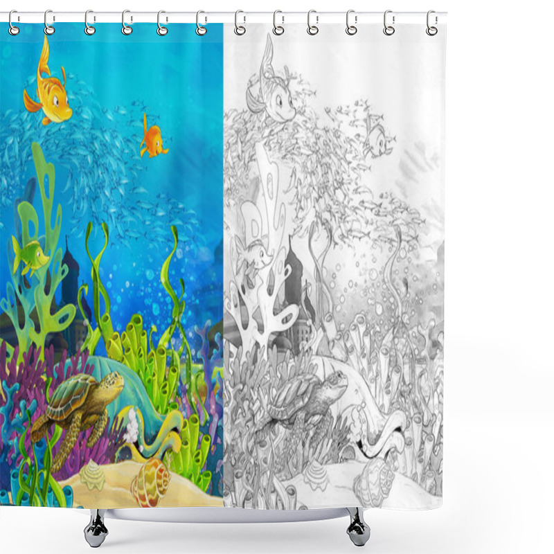 Personality  Underwater Life Shower Curtains