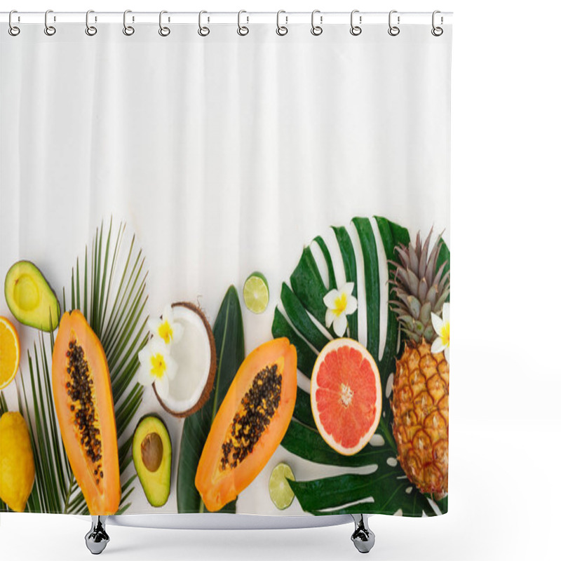 Personality  Summer Fresh Fruits Shower Curtains