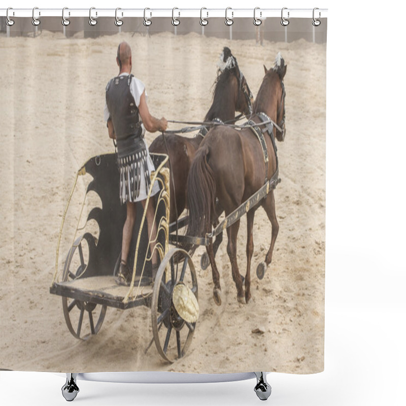 Personality  Roman Chariots Shower Curtains