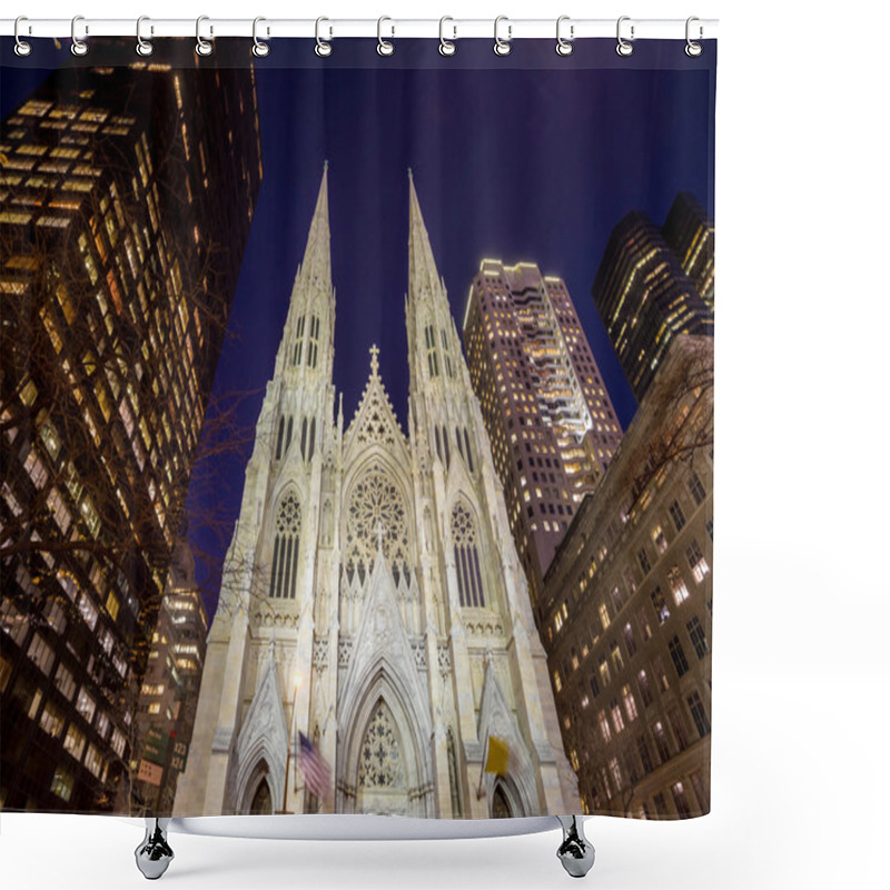 Personality  St. Patrick's Cathedral In NY Shower Curtains