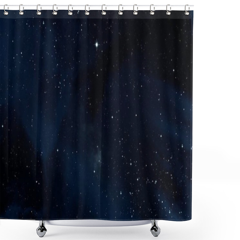 Personality  Abstract Space Dark Background   Shower Curtains